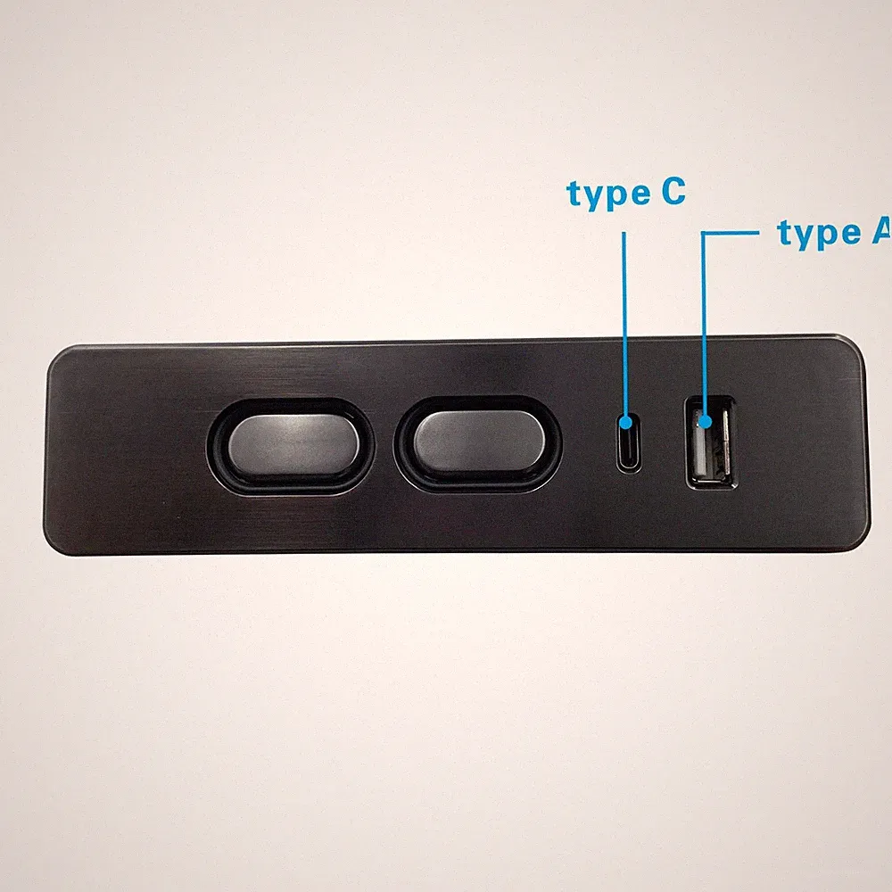 2 Button 5 Pin Switch Control for Power Recliner Electric Sofa with USB A C Port