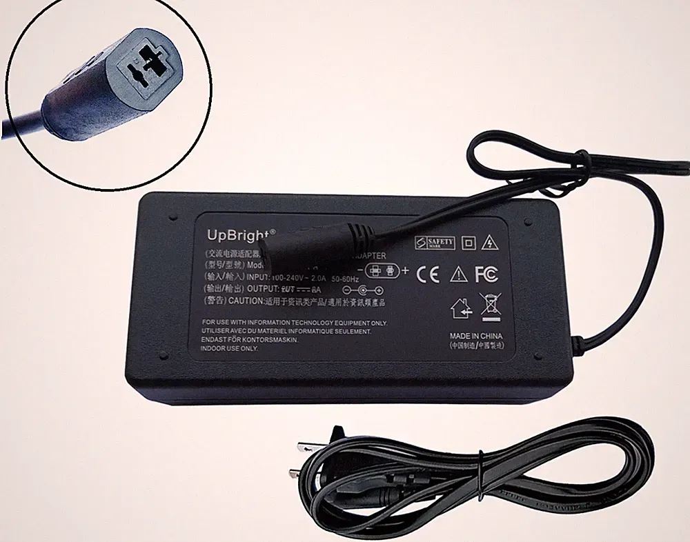 2-Prong or Barrel 29V 2A AC/DC Adapter For RS RS0602-290200-US Electric Recliner