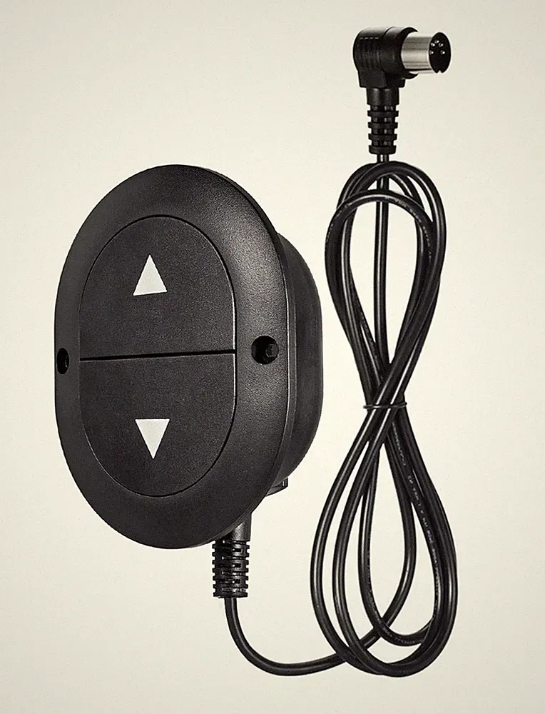 oval 2-button 5-pin control switch for power recliners