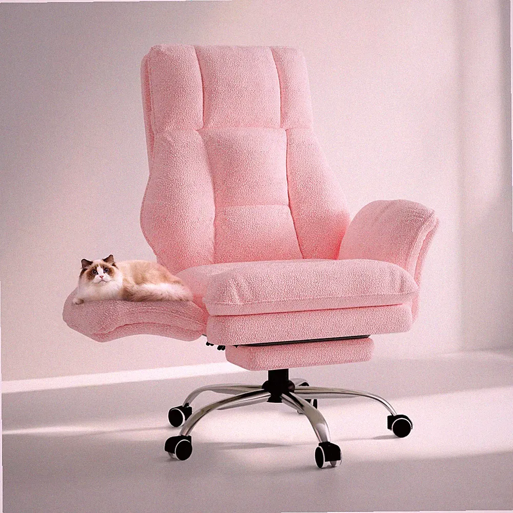 Office Chair Desk Chair Adjustable Ergonomic Computer Gaming Chair w/ Foot Rest