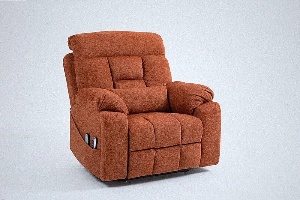 Old age electric lift chair, flat high density foam electric sofa, with heati