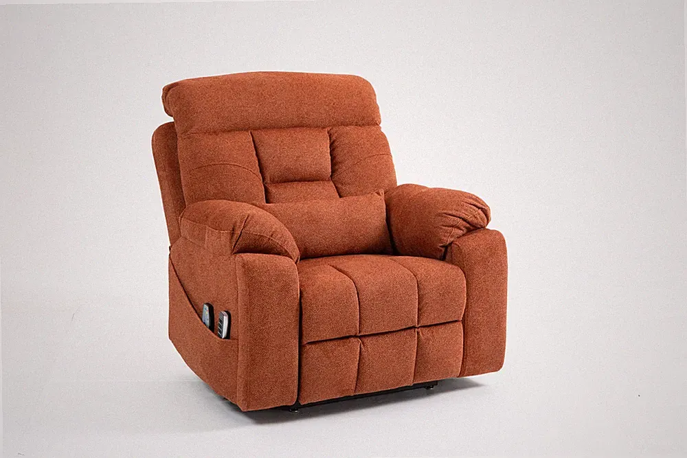 Old age electric lift chair, flat high density foam electric sofa, with heatin