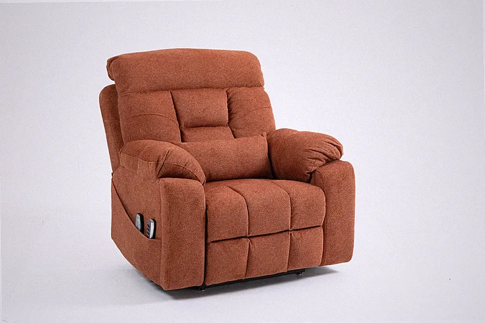 Old age electric lift chair, flat high density foam electric sofa, with heating