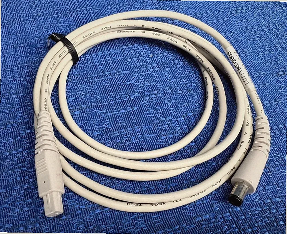 2 pin to barrel plug power adapter cable for recliners