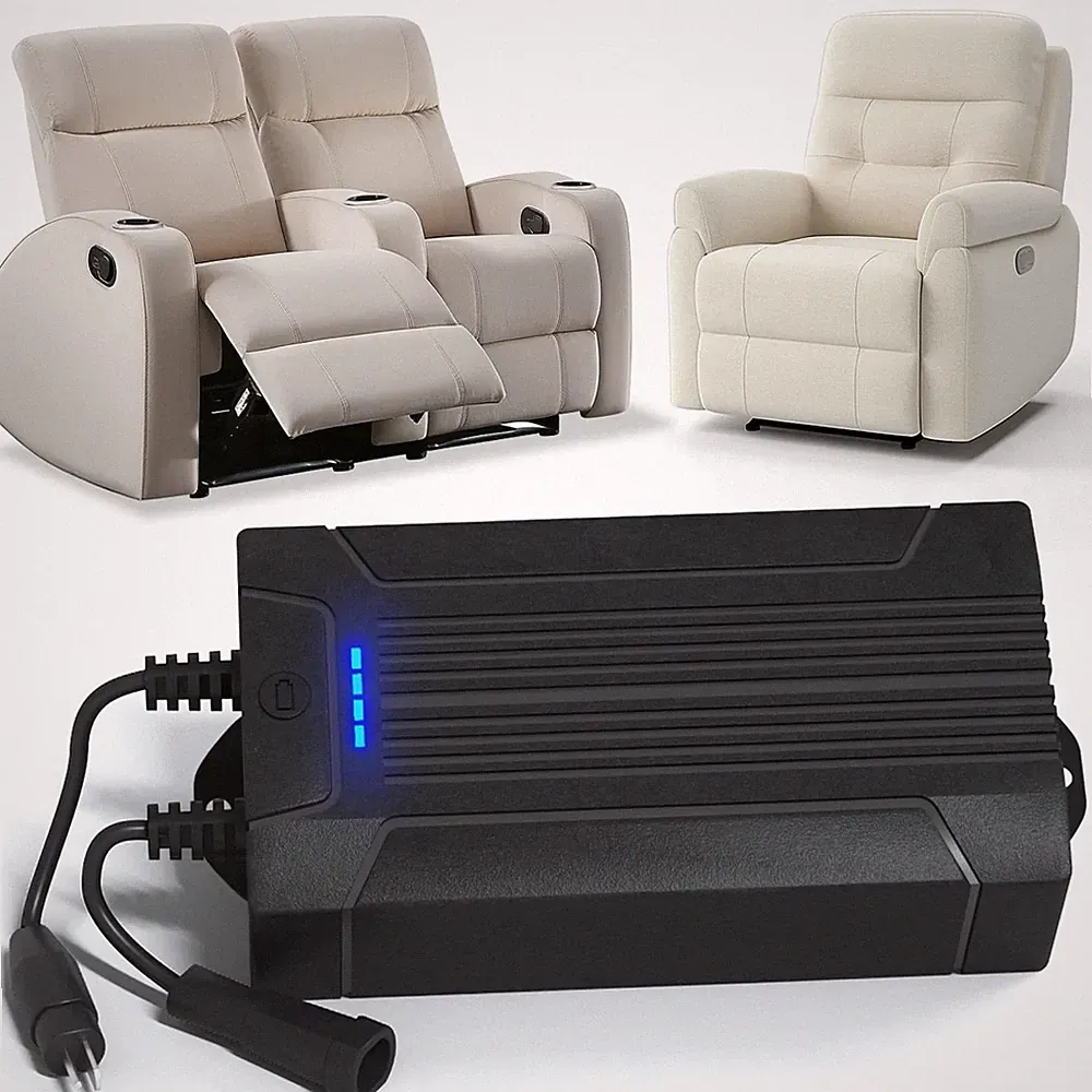 Rechargeable 2200mAh Battery for Power Recliner & Power Sofa (2 Pin)